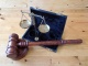 Gavel and scales with blue lined case. Symbolic of justice and civics. Credit: succo Pixabay