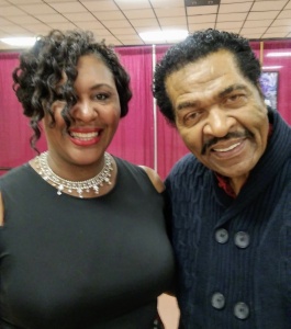 Pamela Hayes, a key tribute program committee member, with Bobby Rush on November 30, 2018, in Pine Bluff, Arkansas. Credit: Pamela Hayes