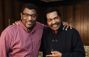 DRBA CEO Jimmy Cunningham, Jr., and World-Class Blues artist Bobby Rush in Pine Bluff in 2018. Credit: DRBA & Jimmy Cunningham, Jr.